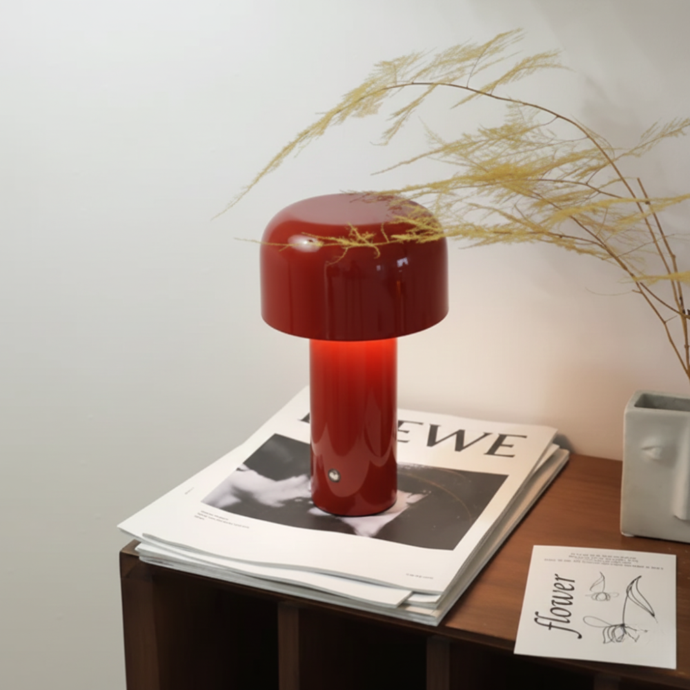 Roma – Draadloze tafellamp in paddenstoelstijl  | 1+1 GRATIS